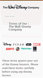 Mobile Screenshot of disneytermsofuse.com